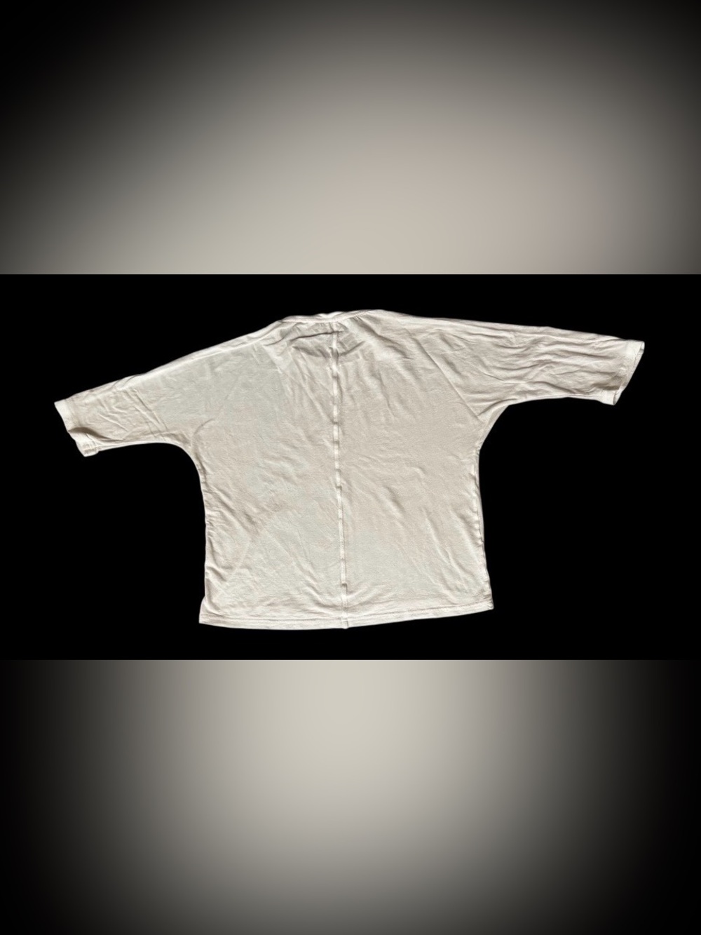 Yaya Sz XS French Oversized Lightweight Cotton Tee Shirt Above Elbow Sleeve - Picture 3 of 6
